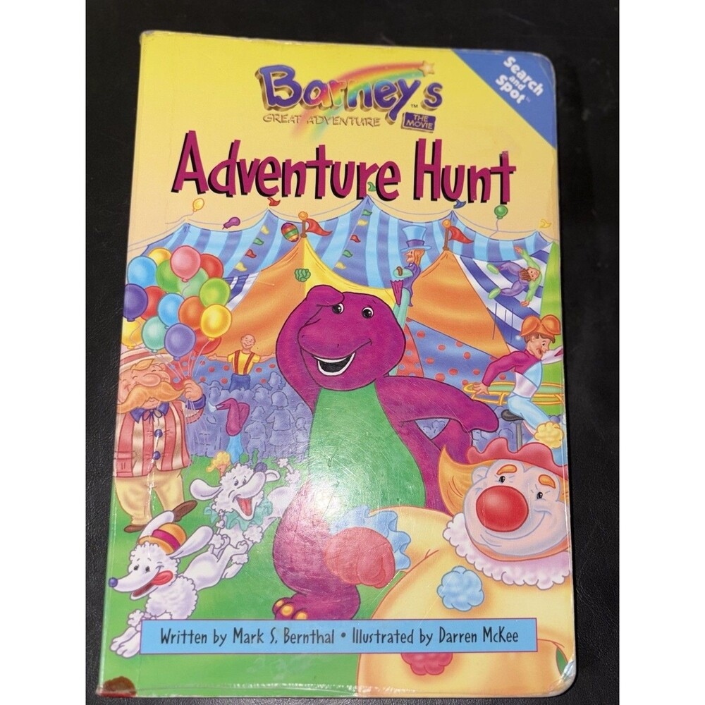 Barney's Great Adventure: Adventure Hunt Board Book Illustrated 1998